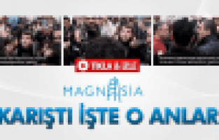 Cbü’lü öğrenciler Adnan Oktar’ın sergisini protesto etti