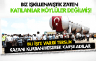 CEHENNEM KAZANINI KARŞILAMAYA GİDENLER KÖYLÜLER DEĞİLMİŞ
