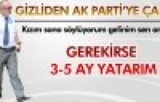 CENGİZ ERGÜN AK PARTİ'YE ÇAKTI