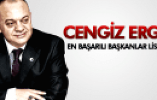 CENGİZ ERGÜN EN BAŞARILI BELEDİYE BAŞKANLARI LİSTESİNDE