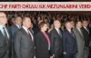 CHP’LİLER SERTİFİKA TÖRENİNDE BULUŞTU