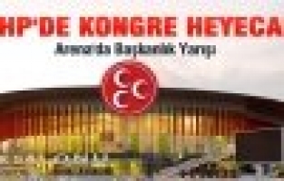 DEVLET BAHÇELİ KURULTAY SALONUNDA