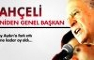 DEVLET BAHÇELİ YENİDEN GENEL BAŞKAN