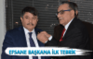 Efsane Başkan Aytaç’a ilk tebrik Tanrıverdi’den