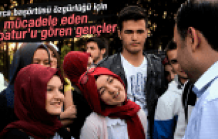 GENÇLERDEN MURAT BAYBATUR'A BÜYÜK DESTEK