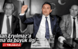 HASAN ERYILMAZ SOMA'DA BÜYÜK İLGİYLE KARŞILANDI