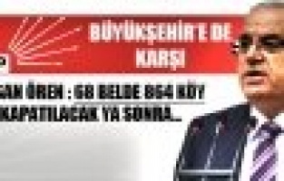 HASAN ÖREN BÜYÜKŞEHİR'E KARŞI ÇIKTI