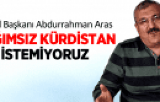 HDP İL BAŞKANI ABDURRAHMAN ARAS BAĞIMSIZ KÜRDİSTAN İSTEMİYORUZ