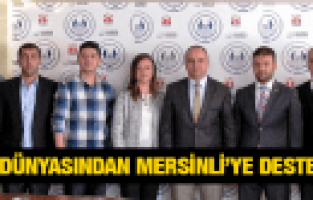 İŞ DÜNYASINDAN BERK MERSİNLİ'YE DESTEK