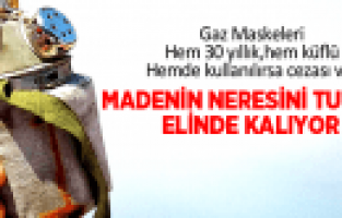 İŞTE MADENCİLERE VERİLEN KÜFLÜ GAZ MASKESİ