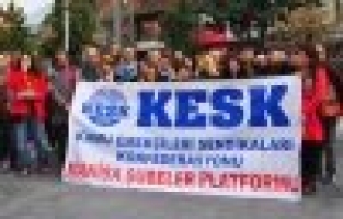 KESK ÜYELERİ ‘BİAT’ ETMİYOR  