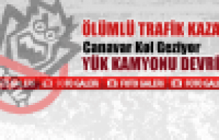 Kiraz Yüklü Kamyon Bağ'a Uçtu