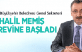 MANİSA BÜYÜKŞEHİR BELEDİYESİ GENEL SEKRETERİ HALİL MEMİŞ GÖREVİNE BAŞLADI