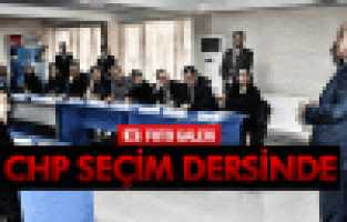 MANİSA CHP SEÇİM DERSİNDE
