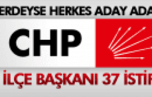MANİSA CHP'DE ADAY ADAYLARI İSTİFA ETTİ