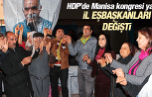 MANİSA HDP'DE İL EŞBAŞKANLARI DEĞİŞTİ