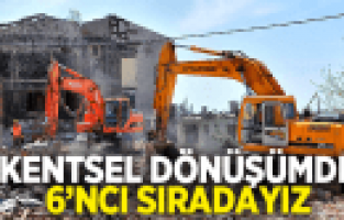 MANİSA KENTSEL DÖNÜŞÜMDE 6'NCI SIRADA