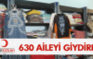 MANİSA KIZILAY 630 AİLE'Yİ GİYDİRDİ