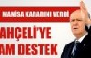Manisa Mhp Teşkilatın'dan Bahçeli'ye Tam Destek