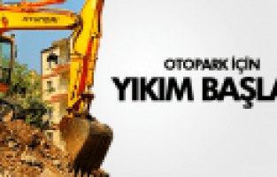 MANİSA SUBAY LOJMANLARININ YIKIMI BAŞLANDI