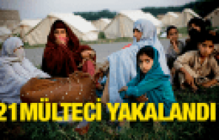 MANİSA'DA BAĞ EVİNDE 21 MÜLTECİ YAKALANDI