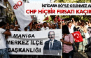 MANİSA'DA CHP YÜRÜDÜ