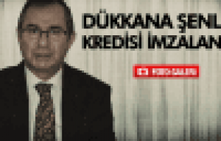 MANİSA'DA DÜKKANA ŞENLİK KREDİSİ İMZALANDI