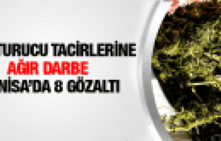 MANİSA’DA ESRAR VE KAÇAK SİGARA ELE GEÇİRİLDİ: 8 GÖZALTI
