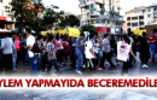 MANİSA'DA EYLEMDE GÖRÜŞ AYRILIĞI OLDU