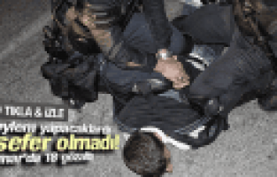 MANİSA'DA IŞİD PROTESTOSUNA 18 GÖZALTI