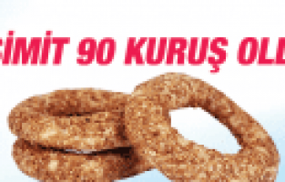 MANİSA'DA SİMİT 90 KURUŞ OLDU