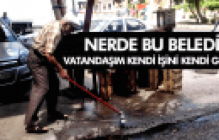 Manisa'da Vatandaşlar Belediyeciliğe soyundu