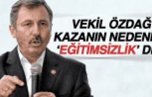 MANİSALI VEKİL ÖZDAĞ'AN KAZA AÇIKLAMASI!
