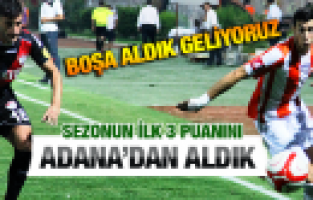MANİSASPOR SEZONUN İLK 3 PUANINI ALDI