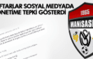 MANİSASPOR TARAFTARLARI MANİSASPOR YÖNETİMİNE TEPKİ GÖSTERDİ