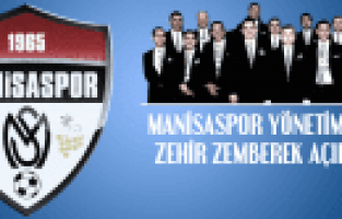 MANİSASPOR YÖNETİMİNDEN ZEHİR ZEMBEREK AÇIKLAMA