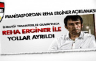 MANİSASPOR'DAN REHA ERGİNER AÇIKLAMASI