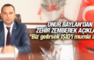 MHP YUNUSEMRE İLÇE BAŞKANI ONUR BAYLAN 