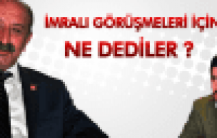 MUHALEFET İMRALI GÖRÜŞMELERİNİ DEĞERLENDİRDİ 