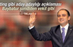 MURAT BAYBATUR ŞİMDİDEN MİLLETVEKİLİ GİBİ