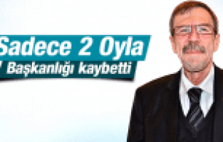 NURİ SORMAN 2 OYLA BAŞKANLIK KOLTUĞUNU KAPTIRDI