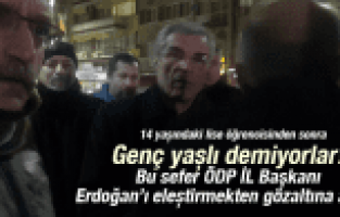 ÖDP MANİSA İL BAŞKANI ERDOĞAN'A HAKARETTEN GÖZALTINA ALINDI