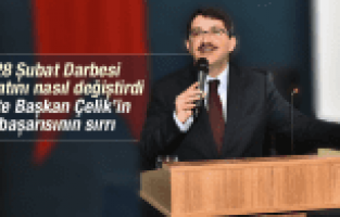 ÖMER FARUK ÇELİK BAŞARISININ SIRRINI ANLATTI
