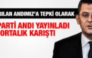 ÖZGÜR ÖZEL'İN AK PARTİ ANDI ORTALIĞI KARIŞTIRDI