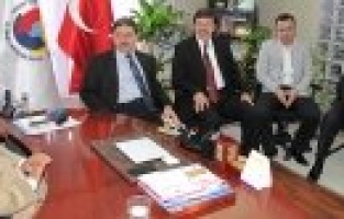 PAKDEMİRLİ'DEN MTSO'YA ZİYARET