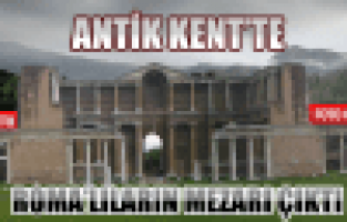 Roma dönemine ait mezar bulundu