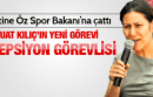 SAKİNE ÖZ SUAT KILIÇ'IN YENİ GÖREVİ RESEPSİYON GÖREVLİSİ
