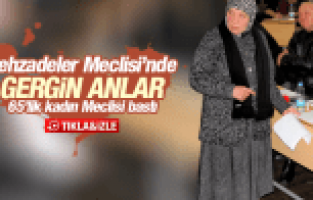 ŞEHZADELER BELEDİYE MECLİSİ'NDE GERGİN ANLAR