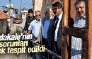 ŞEHZADELER BELEDİYESİ ADAKALE MAHALLESİ'NİN SORUNLARINI TESPİT ETTİ