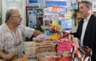 Şıktaşlı, Alaybey esnafını ziyaret etti